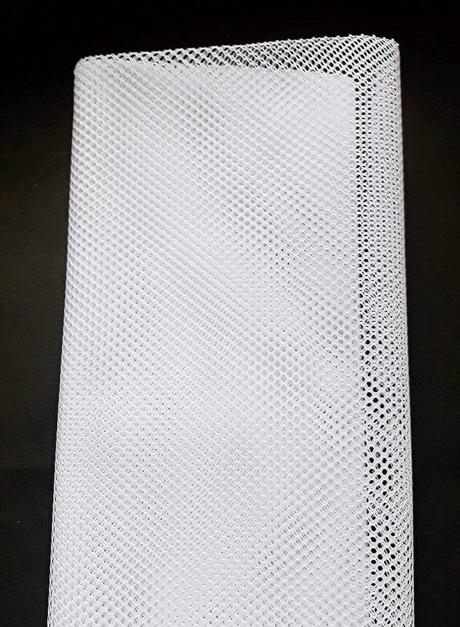 Hesch 9 Brand 2 Mtrs. Pack CAN CAN Net Fabric White Premium Boutique Range Ideal for Tailoring/Sewing, Fashion Designing, Boutique, Stitching - Image 3